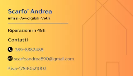 Infissi - Avvolgibili - Vetri