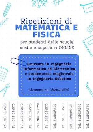 Ripetizioni di matematica e fisica per medie e superiori