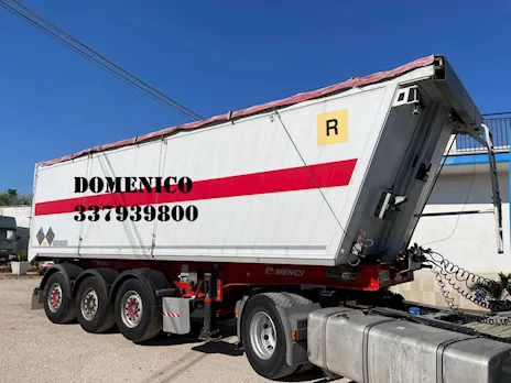 Menci semirimorchio vasca posteriore in alluminio 36 metri C