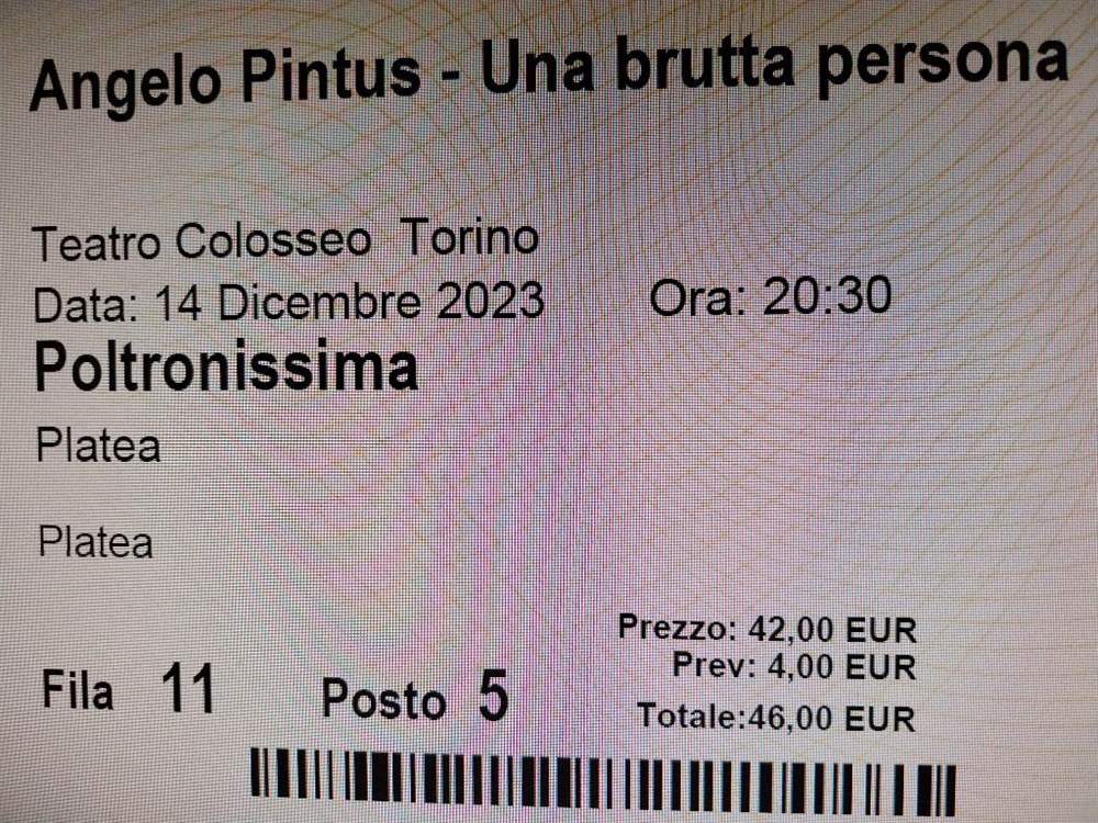 Angelo Pintus - Una brutta persona