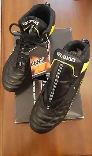 Scarpe da Rugby Gilbert nuove TG. 41