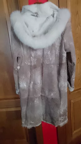 Cappotto in lapin, tipo montone, taglia 50 - Anteprima 2