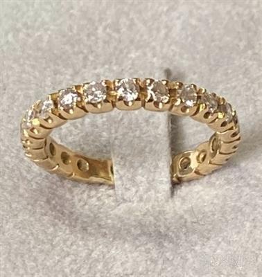 Fedina Eternity Oro Giallo 18 kt. Diamanti
