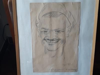 Disegno a matita il renino artista: Eugenio Pardini