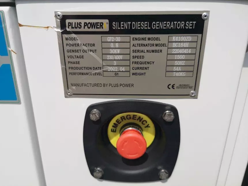 Gruppo elettrogeno Plus Power GF2-30 30 kW - Foto 7