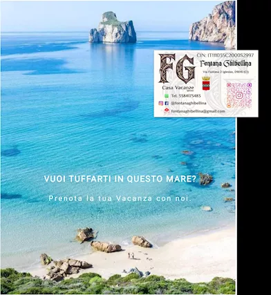 Casa Vacanze Fontana Ghibellina Iglesias, completa di elettrodomestici - Anteprima 1
