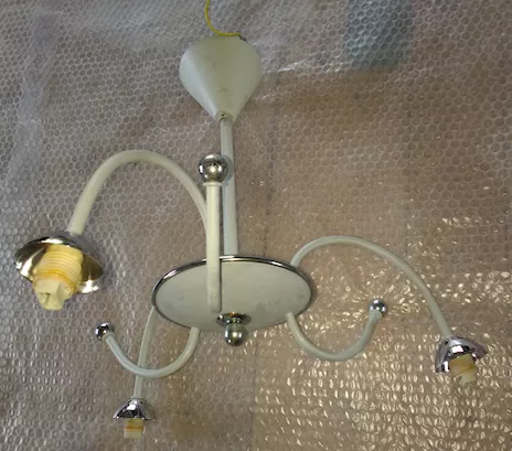 Lampadario 3 luci alogene da soffitto perfettamente funzionante - Foto 4