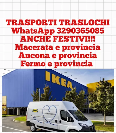 Piccoli traslochi e trasporti Macerata dintorni