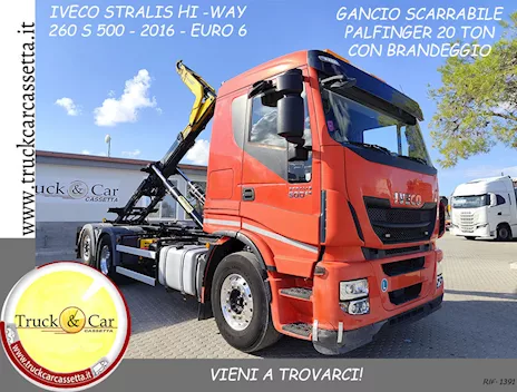 Iveco Stralis HI-Way 260 S 500 - 2016 - Gancio Scar