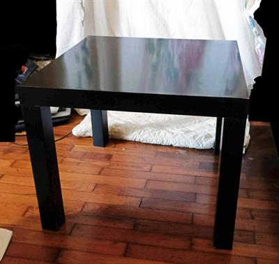 Tavolino Nero Ikea in legno compensato - Foto 2