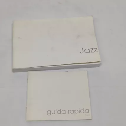 Libretto uso manutenzione Honda Jazz