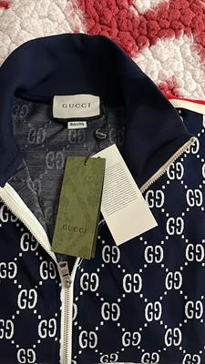 Tuta Gucci completa blu con monogram - Foto 2