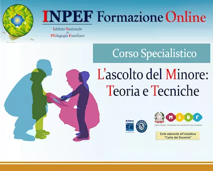 Corso 1500 ore L'ascolto del minore: teoria e tecniche