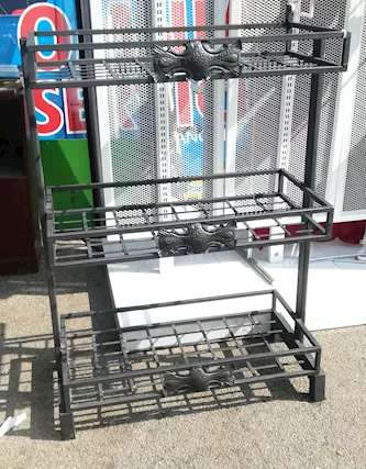 Espositore pane in ferro battuto 4354