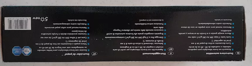 Distruggidocumenti tagliacarte per casa, ufficio, marca UNITED OFFICE - Foto 2