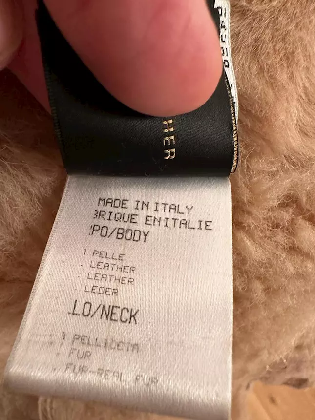 Foto 8Giacca in pelle Roberto Cavalli con collo in volpe, taglia l