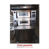 Forno Moretti due camere elettrico da 3 teglie 60x40