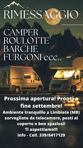 Rimessaggio CAMPER, BARCHE, ROULOTTE ECC
