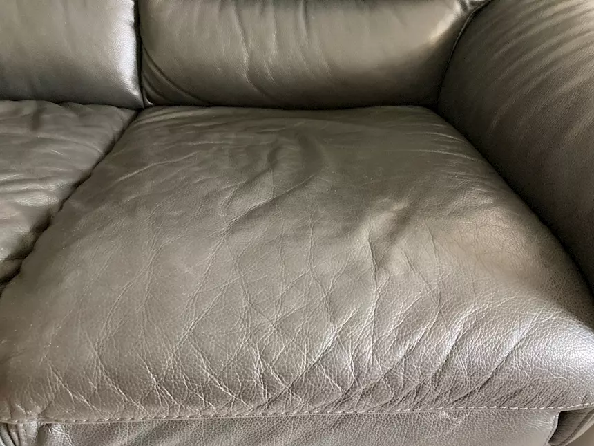 Foto 5 Divano Pelle Natuzzi, colore Nero, in legno