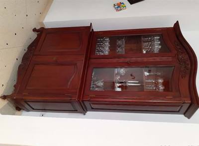 Foto 2 Vetrina in mogano - epoca 1900