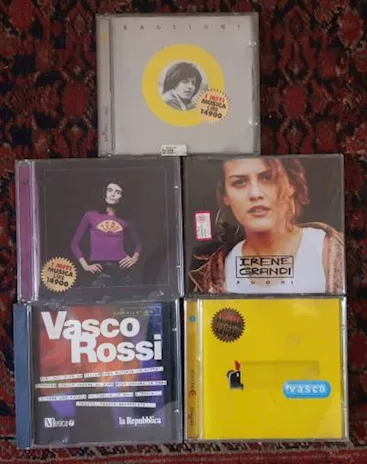 Lotto 5 CD Claudio Baglioni Renato Zero Vasco Rossi I.Grandi