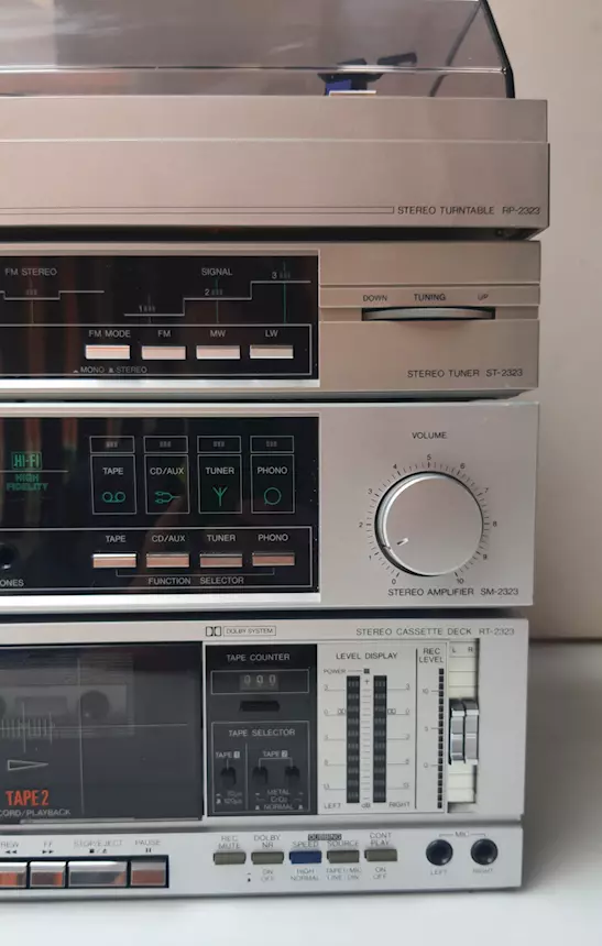 Foto 4 Hi-Fi giradischi Sharp RP SM ST RT (anni 80), modello SM2323, ottimo stato