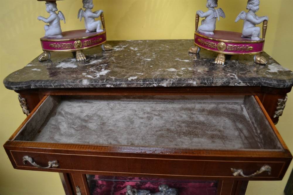 Servante-credenza a vetrina stile Napoleone III - Foto 8