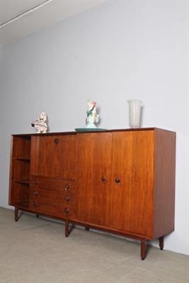 Bellissima Credenza sideboard anni 60 teak restaurata, in legno - Foto 5
