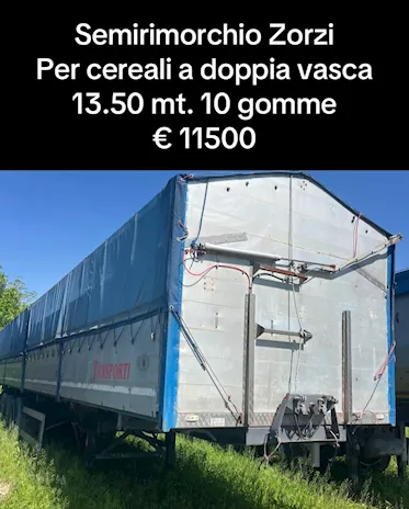 Semirimorchio doppia vasca