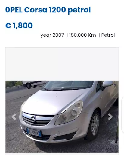 Opel Corsa 1.2 benzina