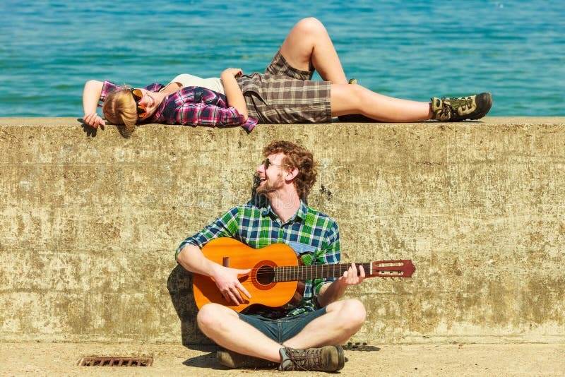 Lezioni di chitarra da spiaggia