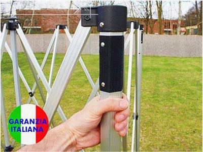 Gazebo 6x3 pieghevole ALLUMINIO retrattile mercato esagonale - Foto 4