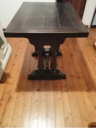 Vecchio tavolo in legno, anni 40/50, ottimo stato - Foto 5