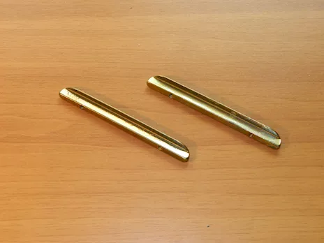 Maniglie per mobili minimal in ottone