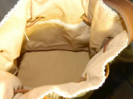 Borsa a tracolla secchiello, colore panna, in ottime condizioni - Foto 3