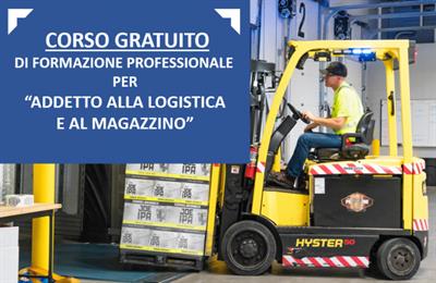 CORSO GRATUITO PER ADDETTO ALLA LOGISTICA E MAGAZZINO