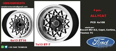 Cerchiallycat 6x13 7x13 4x108 FORD CITROEN PEUGEOT - Anteprima 1