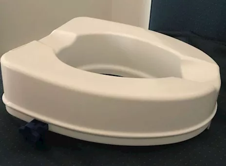 Rialzo WC con fissaggio laterale ad altezza 10 cm