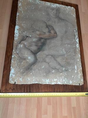 Madonna con il bambino - Michelangelo- 39x51