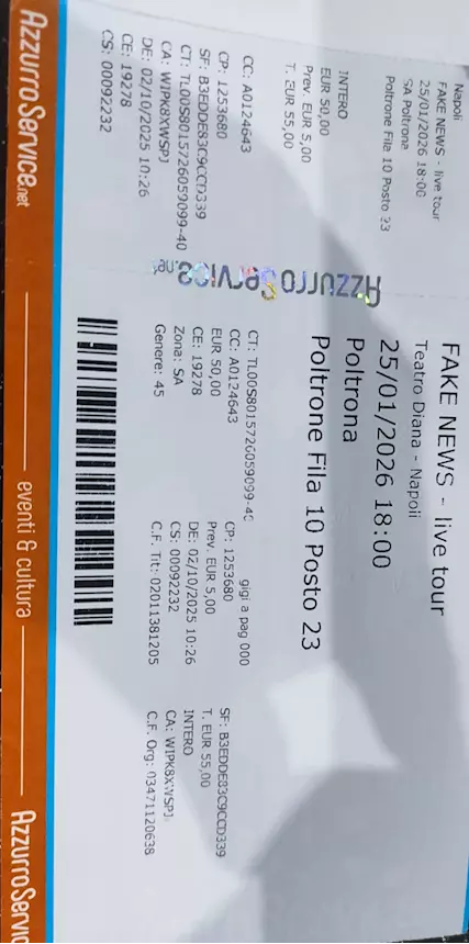 Foto 2 4 biglietti spettacolo Siani