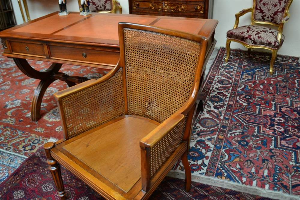 Poltrona inglese Regency inizi del XX secolo, in legno - Foto 9