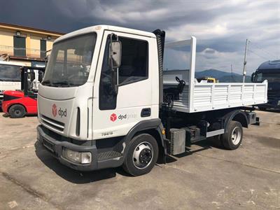 Eurocargo 75E 15 Euro 5 gru e ribaltabile