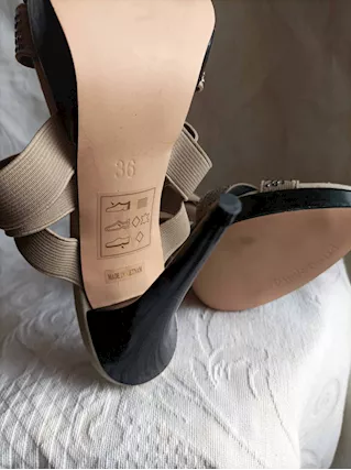 Scarpe Primadonna collection tacco alto n.36, colore BEJGE - Foto 4
