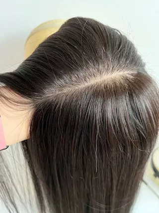 Hair topper con clips in capelli veri per donna - Foto 2