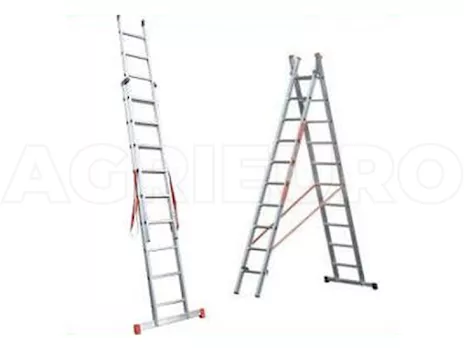 Scala alluminio 2x10