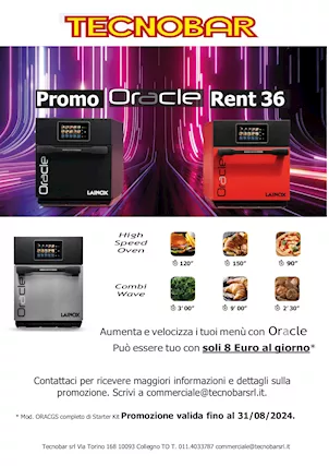 Forno in Promozione a 8.00 al GG