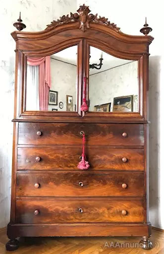 Trumeau stile Luigi Filippo metà 800