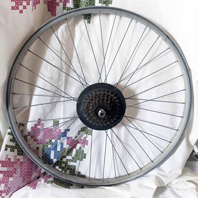 Cerchione Posteriore Bici con Corona a 6 Rapporti