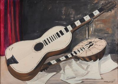 Dipinto strumenti musicali