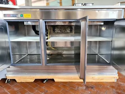 Retrobanco frigo con porta ingredienti usato, marca DSL, modello CBvent - Foto 4